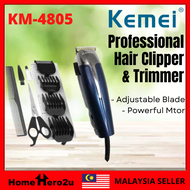 Kemei KM-4805 Hair Clipper / Hari Trimmer / Professional Hair Cut Potong Rambut - Homehero2u