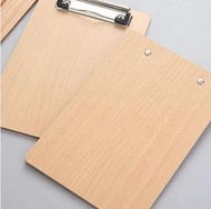 Papan Jalan Kayu Tatakan Alas Kertas Ujian Portofolio Sekolah Premium