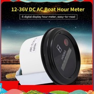 Round Quartz Hour Meter Gauge Tester for Boat Car Truck  Hour Meter Hour Gauge