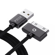 pzoz 30 Pin Cable for iPhone 4s/4/3G/3Gs, USB Charging and Charger Cable Sync Connector Data Cable f