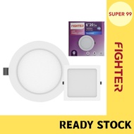 FIGHTER LED Downlight Ultra Slim LED Recess Downlight Round / Square Lampu LED Downlight (4-8inch) (