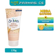 St Ives Gentle Smoothing Oatmeal Face Scrub & Mask 170g EXP:06/2028 [ exfoliate skincare stives Farm