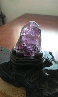 紫水晶觀音雕品
