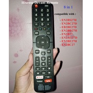 Hisense Devant 8 in 1 TV Remote EN2B27 EN2BC27/EN2BD27H EN2AG27D EN2BS27H EN2BC27D EN2BE27H EN2BC27