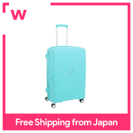 American Tourister Suitcase Carry Case SQUASEM SQUASEM Spinner 75 94L 75cm 4.4kg Expandable 75 cm Aqua Blue