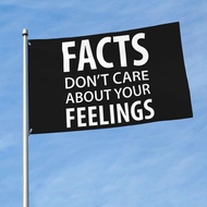 Funny Facts Don'T Care About Your Feelings Flag 3x5 For Outdoors Garden Flags Banner Indoor Outdoor 