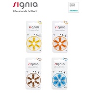 Signia Hearing Aids Batteries - Size 10 / 13 / 312 / 675 / Bateri Alat Pendengaran