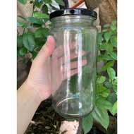 500ml-1l glass jar used to raise kefir mushrooms, easy to observe the fermentation process