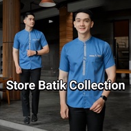 NEW BAJU KOKO COUPLE AYAH DAN ANAK LAKI LAKI LENGAN PENDEK MOTIF ADNAN SERIES BY AL-ZAHRA