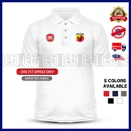 T Shirt Dry Fit Polo Fiat Abarth Sulam Kolar Microfiber T-Shirt Shirts Unisex Casual Motorsport Raci