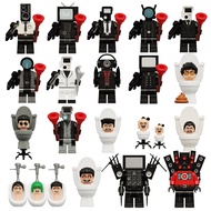 Compatible With LEGO Titan TV Man Vs Speaker Man Toilet Man And Surveillance Man Doll Model Hand Fig