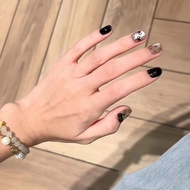 Short Manicure Wearable Nails Cute Style Hello Kitty Nails Finished Product Detachable Patch Nails M