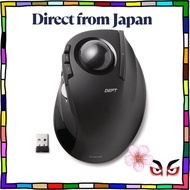 [Direct from Japan] ELECOM Wireless Mouse (with Receiver) Trackball for Index Finger