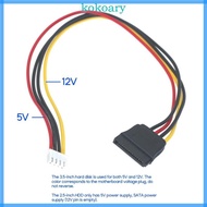 KOK 15P to small 4P ITX power cord Computer Power Supply Wire Converter Cable for ITX PC 20cm 7 87in