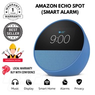 All-new Amazon Echo Spot (2024 release), Smart alarm clock with vibrant sound + Alexa Speaker Displa