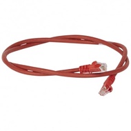 (Local Stock) Legrand Patch cord/user cord RJ 45 - Cat.6 - U/UTP unscreened - LSZH red/green - 3 m