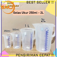 Genji Blue Line Measuring Cup 2 Liter / 1 Liter / 500ml Measuring Cup