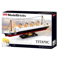 Model Titanic - Bricks Lego Titanic Kapal