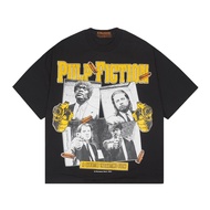 90s MOVIES "PULP FICTION" OVERSIZE T-SHIRT BLACK Original