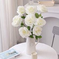 1/3pcs Artificial White Roses,Artificial Plants,Simulated Plants,Artificial Decorations,74cm/29.1inc