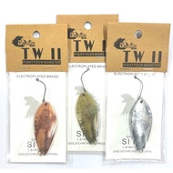 GOZILA TW II SIFU SPOON LURE 10G GOLD CHROME COPPER SEBARAU TOKWAN TOK WAN