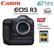 Canon EOS R3 Full-Frame Mirrorless Digital Camera Body (Canon Malaysia 3 Years Warranty)