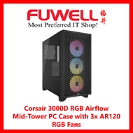 Fuwell - Corsair 3000D RGB Airflow Mid-Tower PC Case