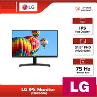 LG Normal 22MK600M-B 21.5" จอมอนิเตอร์FHD (1920 x 1080) HDMI 5ms 75Hz AMD FreeSync™ (จอคอมพิวเตอร์) 