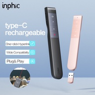 inphic Wireless Presenter Hyperlink Control Presentation Clicker RF 2.4GHz USB PowerPoint Clicker Pr