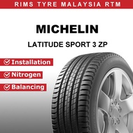 255/55R18 - Michelin Latitude Sport 3 ZP (Prom16) - 18 inch RunFlat Tyre Tire Tayar 255 55 18 ( Free Installation )