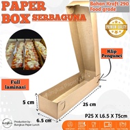 T5 Long pizza box size L25 X W6.5 X H5 cm Multipurpose brownie box/ food container