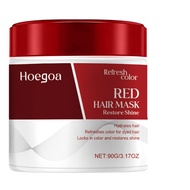 Hoegoa  Color Depositing Conditioner Red Hair Mask Color Boosting, Hydrates and Enhances Red Tones f