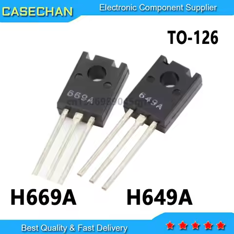 10PCS=5pairs H669A H649A 669A 649A TO-126 Audio amplifier pair tube (5PCS+5PCS) HSD669A-C 2SD669A tu