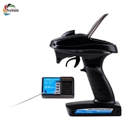 chulisia RC Transmitter And Radio Kit, Adjustable Racing Transmitter, 3-Channel RC Parts