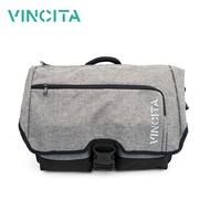 Vincita กระเป๋าหน้าสำหรับจักรยาน Brompton  พร้อมสายสะพาย และ ผ้าคลุมกันฝน วินสิตา B207AX - BIRCH BROMPTON FRONT BAG 2.0