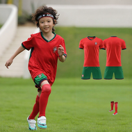 TeTouQu | Portugal National Team Children Custom CR7 Soccer Jersey