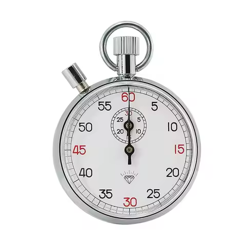 1Piece 30s/60s Mechanical Stop Watch Second Chronograph Teaching Timer Mechanical Stopwatch Teaching