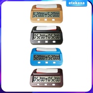 [Etekaxa] Chess Clock, Digital Chess Timer, Memory Function Portable Chess Clock Digital Timer Digit