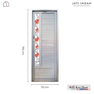 Wing King Door Stylish Xtra Pintu Kaca Aluminium / Kamar Mandi Toilet