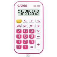EATES EATES Mini Calculator Cute Calculator DC-109 Small Portable Comes with Rope Rose Red chens2