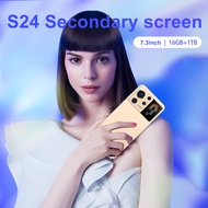 The latest smartphone S24 secondary screen 16+1TB Android phone support play store