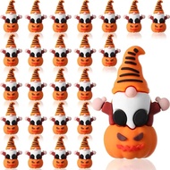 Mini Gnomes Figures Halloween Pumpkins Gnomes Statue Gnomes Ornaments Mini 3D Gnomes Tiny Gnomes Des
