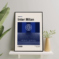 European Football Club Frame Poster Size 10R-16R - Inter Milan Frameblock