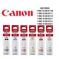 PAKET 1SET TINTA CANON 73 GI73 ORIGINAL ISI 6 WARNA FOR PRINTER G670 G570