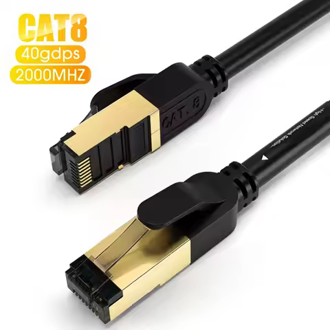 Cat8 Ethernet Cable RJ45 Network Lan Patch Cord for Router Modem Internet RJ 45 Ethernet Cable