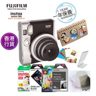 香港行貨保用一年 Instax Mini90 黑色套裝 即影即有相機
