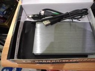 ㊣1193㊣ 鋁合金外接盒 2.5吋硬碟 hitachi 2.5" 500G HTS545050A7E380可議價