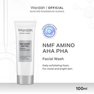 Wardah Crystal Secret NMF Amino + AHA PHA Foaming Cleanser 100ml – Gentle & Brightening