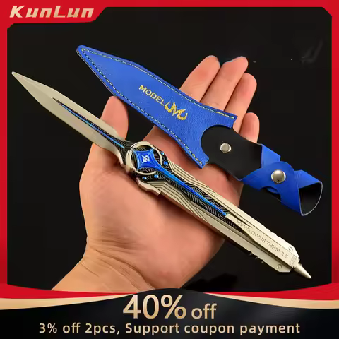 26CM Delta Force Chinese Game Peripherals North Star Knife Metal Craft Model Collectible Desk Orname