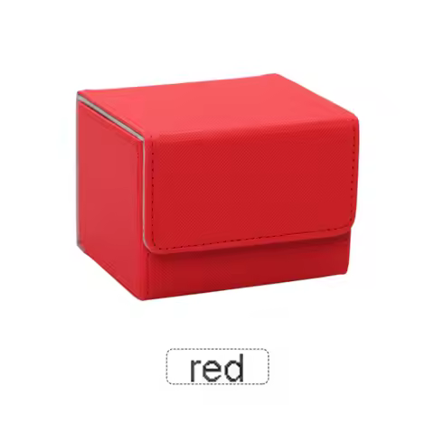 Red Storage Box, Card Storage Box, Board Game Card Box, Jewelry Storage Box